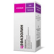 Цефазолин пор. д/р-ра для в/в и в/м введ. 1 г 1 шт.