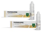 Тропикамид, капли глазные 0.5% 10 мл 1 шт флакон-капельницы