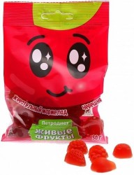 Мармелад жевательный Живые фрукты Черешня 50 г