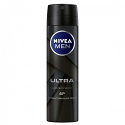 Дезодорант-антиперспирант для мужчин Nivea Мен Ультра антибактериальный эффект 48 ч спрей 150 мл