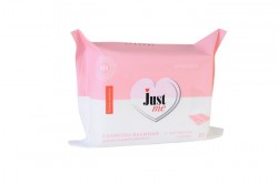 Салфетки влажные для интимной гигиены Just me с экстрактом хлопка 25 шт.