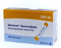 Депакин Хроносфера гран. с пролонг. высвоб. 250 мг 30 шт.