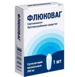 Флюковаг супп. ваг. 300 мг 1 шт.
