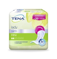 Прокладки Tena Lady слим мини 20 шт.