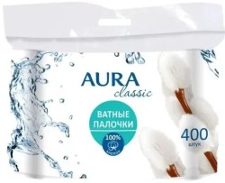 Ватные палочки Aura Классик 400 шт.