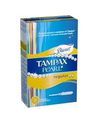 Тампоны, Tampax (Тампакс) 8 шт Дискрит Перл регуляр с аппликатором