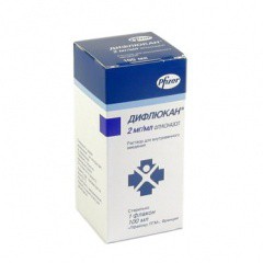 Дифлюкан р-р д/инф. 2 мг/мл 100 мл 1 шт.