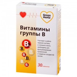 Витамины группы B Gross Hertz 30 шт. табл.
