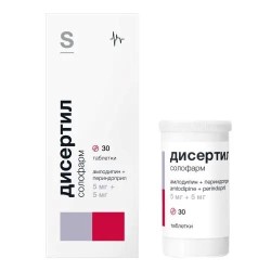 Дисертил солофарм табл. 5 мг+5 мг 30 шт.