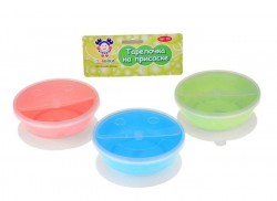 Тарелка-контейнер Бусинка на присоске