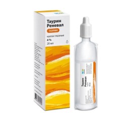 Таурин Реневал капли глазн. 4% 20 мл 1 шт.