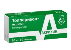 Толперизон-Акрихин табл. п/о пленочной 50 мг 30 шт.