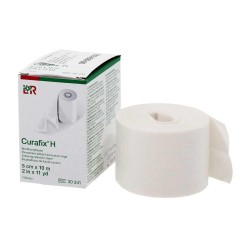 Пластырь Курафикс Н воздухо- и водопроницаемый для фиксации повязок и скрепления краев раны р. 5смх10м 1 шт.