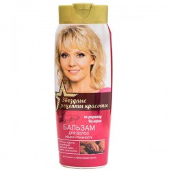 Бальзам для волос Звездные рецепты красоты Валерия объем и пышность 400 мл