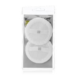 Пуховка для пудры Valori велюр 2 шт.