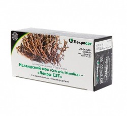 Исландский мох (Цетрария) БАД 20 шт. ф/пак. 1.5 г