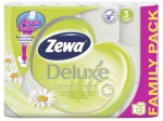 Туалетная бумага, Zewa (Зева) 12 шт Делюкс трехслойная ромашка белая