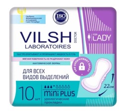 Прокладки Доктор Вилш мини плюс 10 шт.