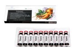 Тонус жидкость 10 шт. Clover Labs эликсир 10 мл флаконы в коробке картонной