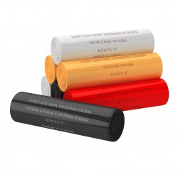 Пакеты для утилизации медицинских отходов класс Б со стяжкой и ярлыком р. 500ммх600мм