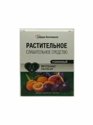 Фрутолакс усиленный Сердце континента БАД растительное слабительное средство 30 шт. капс. 0.4 г