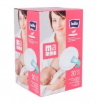 Прокладки-вкладыши в бюстгалтер для кормящих одноразовые, Bella (Белла) 30 шт  Мамма на липучке