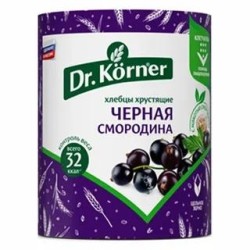 Хлебцы хрустящие 1 шт. Doctor Korner злаковый коктейль черная смородина 80 г
