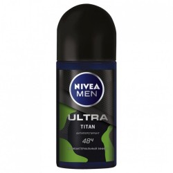 Дезодорант-антиперспирант для мужчин Nivea Мен Ультра титан антибактериальный эффект 48 часов шариковый 50 мл