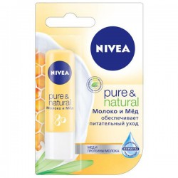 Бальзам для губ Nivea лип кэйр молоко и мед 4.8 г