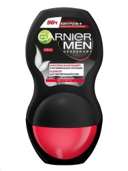 Дезодорант-антиперспирант для мужчин Garnier Мен Активный контроль плюс 96 ч 50 мл