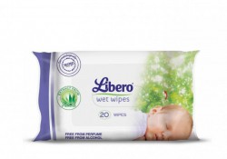 Салфетки влажные очищающие Libero 20 шт.