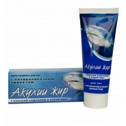 Крем для ног Акулья сила Акулий жир троксерутин с конским каштаном 75 мл