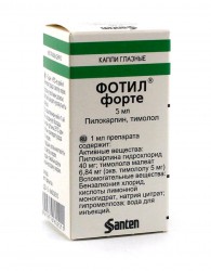Фотил форте капли глазн. 40 мг+5 мг/мл 5 мл 1 шт.