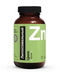 Цинк липосомальный Elentra Nutrition БАД к пище 60 шт. капс. 12.5 мг / 1100 мг