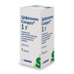 Цефазолин Сандоз, порошок для приготовления раствора для внутривенного и внутримышечного введения 1 г 1 шт флаконы