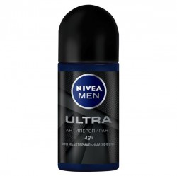Дезодорант-антиперспирант для мужчин Nivea Мен Ультра антибактериальный эффект 48 ч 50 мл