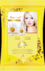 Салфетки влажные AMRA Ромашка освежающие 15 шт.