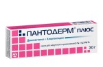 Пантодерм плюс, крем для наружного применения 5%+0.776% 30 г 1 шт