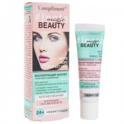 Филлер Compliment Инста Меджик Бьюти маскирующий для жирной и комбинированной кожи 35 мл
