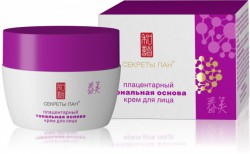 Крем для лица Секреты Лан тональная основа плацентарный 50 мл