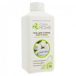 Гель Clean Home для стирки белого белья 1 л