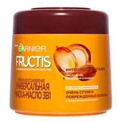 Маска для волос Garnier Фруктис тройное восстановление укрепляющая 300 мл