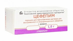 Цефепим пор. д/р-ра для в/в и в/м введ. 1 г 1 шт.