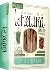 Хлебцы 150 г Хлебцы-молодцы Лепешка лук и семена льна