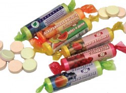 Аскорбиновая кислота с глюкозой Гленвитол 10 шт. табл. жев. 100 мг / 1 г