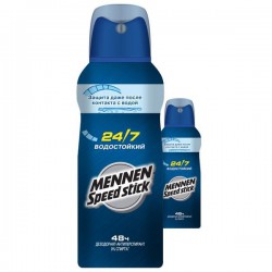 Дезодорант-антиперспирант для мужчин Mennen Speed Stick 24/7 Водостойкий спрей 150 мл