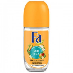 Дезодорант FA Ритмы острова Бали аромат манго и цветка ванили ролик 50 мл