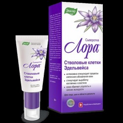 Сыворотка для лица шеи и декольте Лора стволовые клетки эдельвейса 30 мл