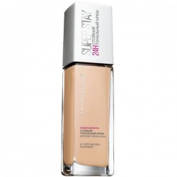 Тональный крем L'Oreal Мэйбеллин Суперстей суперстойкий свежесть макияжа 24 ч 30 мл 31 персиково-бежевый