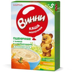 Каша молочная Винни пшеничная с тыквой с 5 мес 250 г